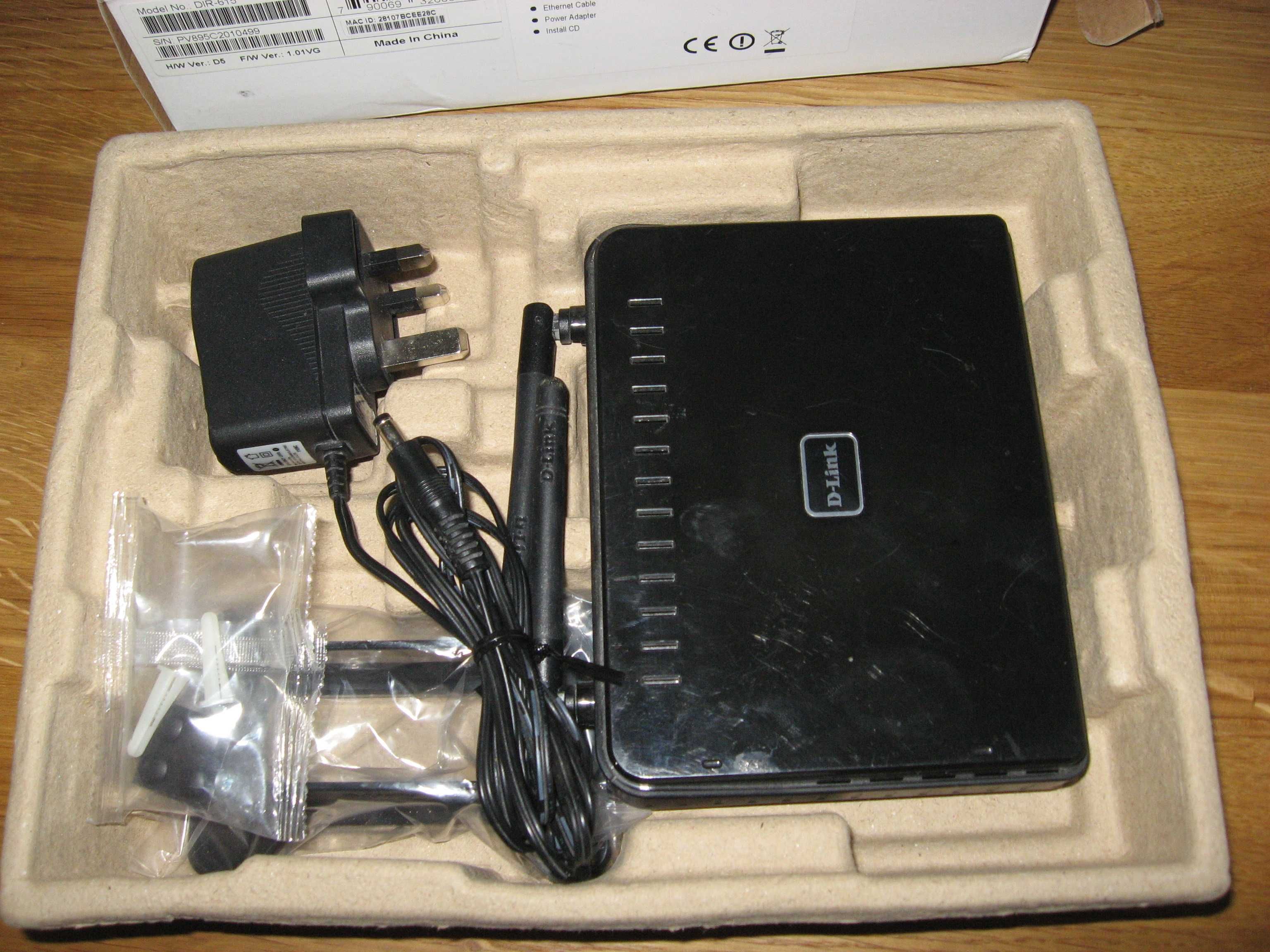 Router D-link DIR 615 czarny, stan nieznany!