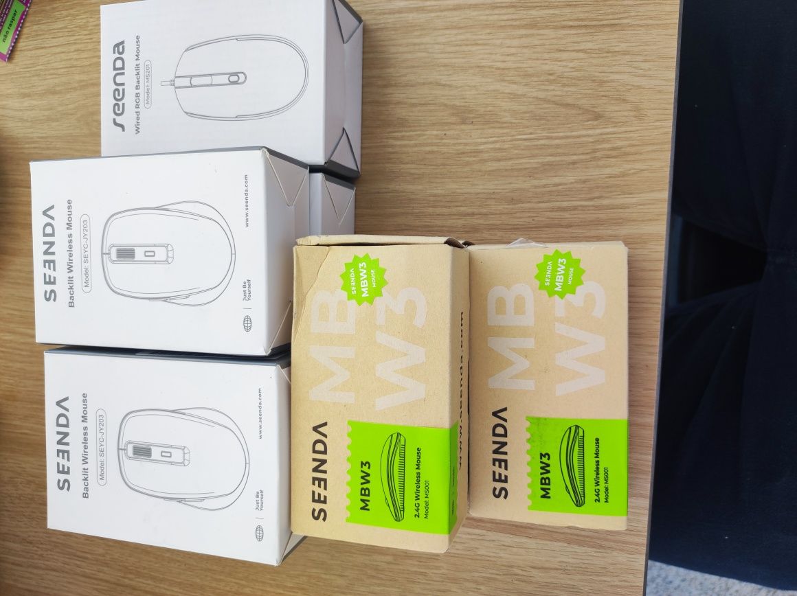 Ratos Seend wireless/Bateria/Fio RGB