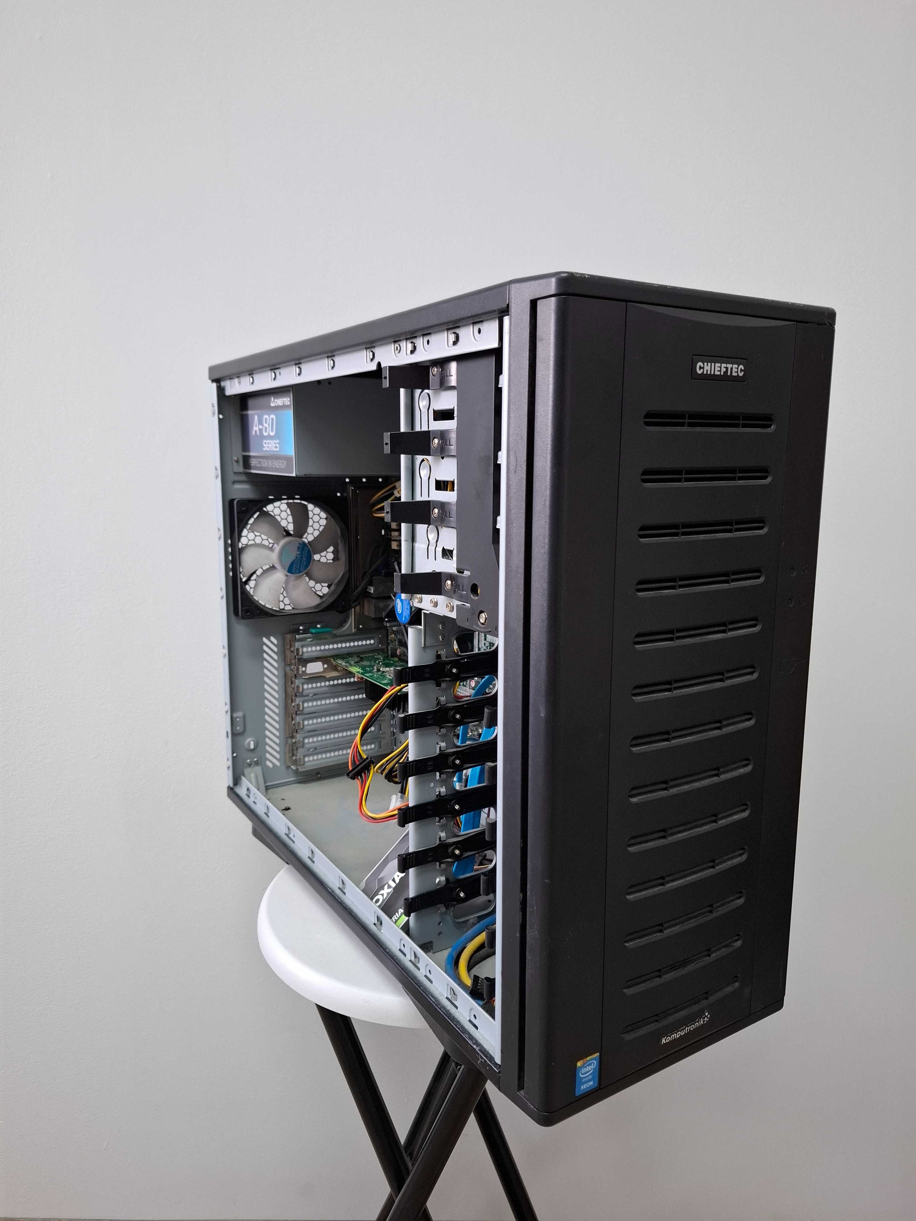 Komputer Xeon E3 1231v3 8GB Ram SSD 480GB Win 10 Chieftec
