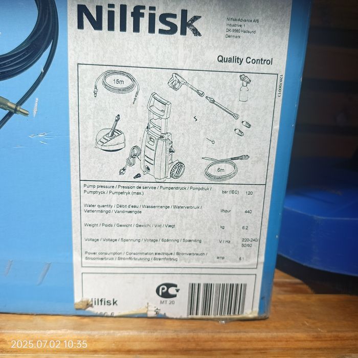Szczotka Nilfisk do tarasu , kostki.