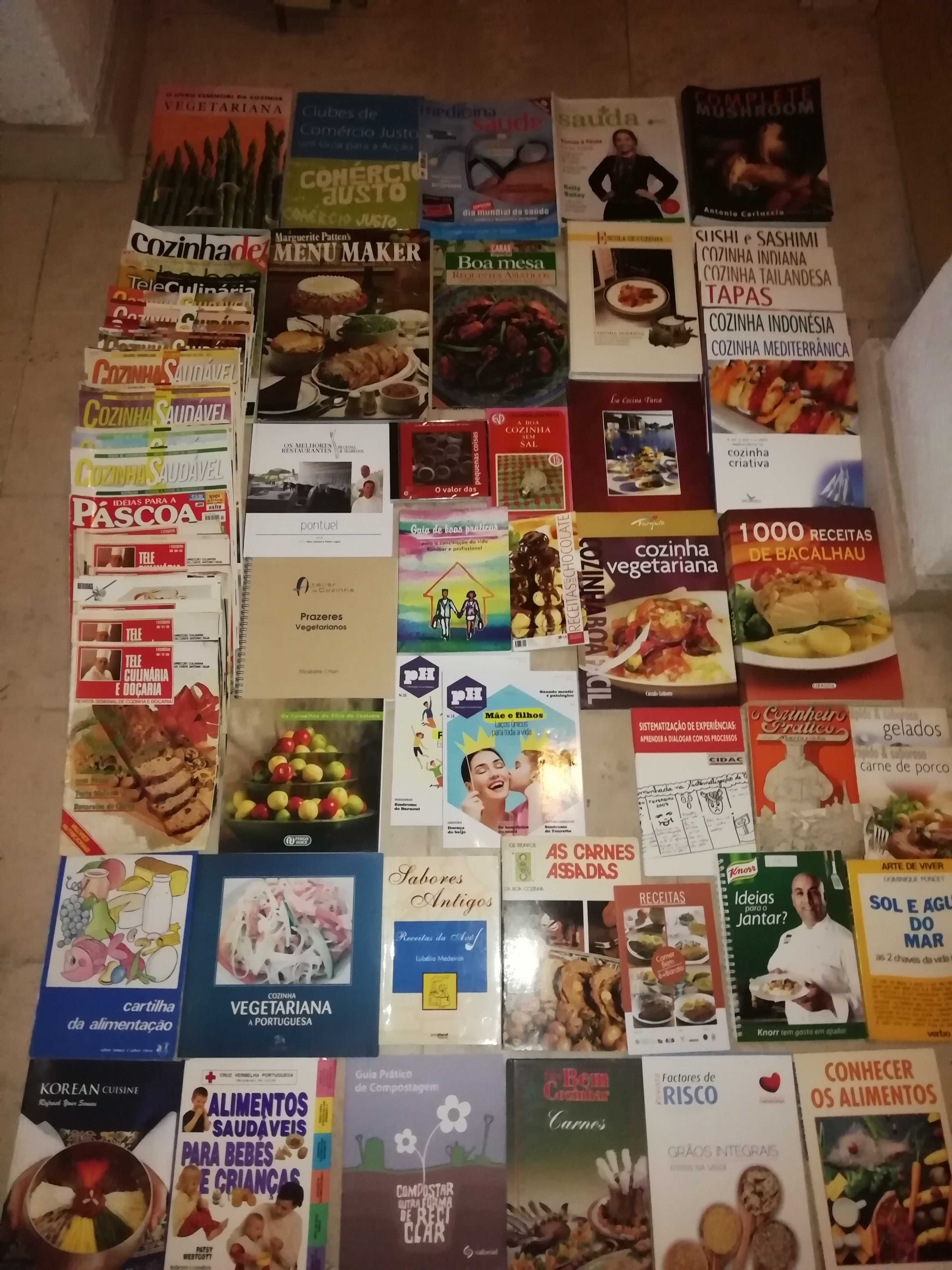 Livros de culinária muito bem estimados