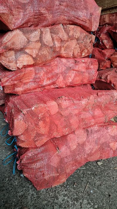 Promocja !! Drewno kominkowe sezonowane 32 m-ce brzoza połupane worek