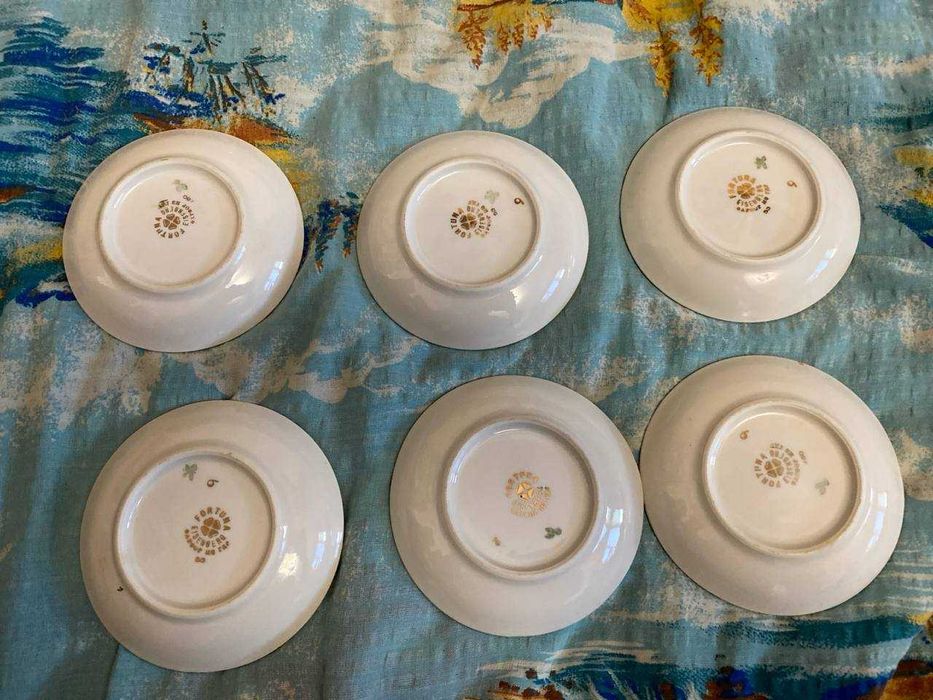 Чайный сервиз ГДР РОЗА FORTUNA EISENBERG (на 6 персон)