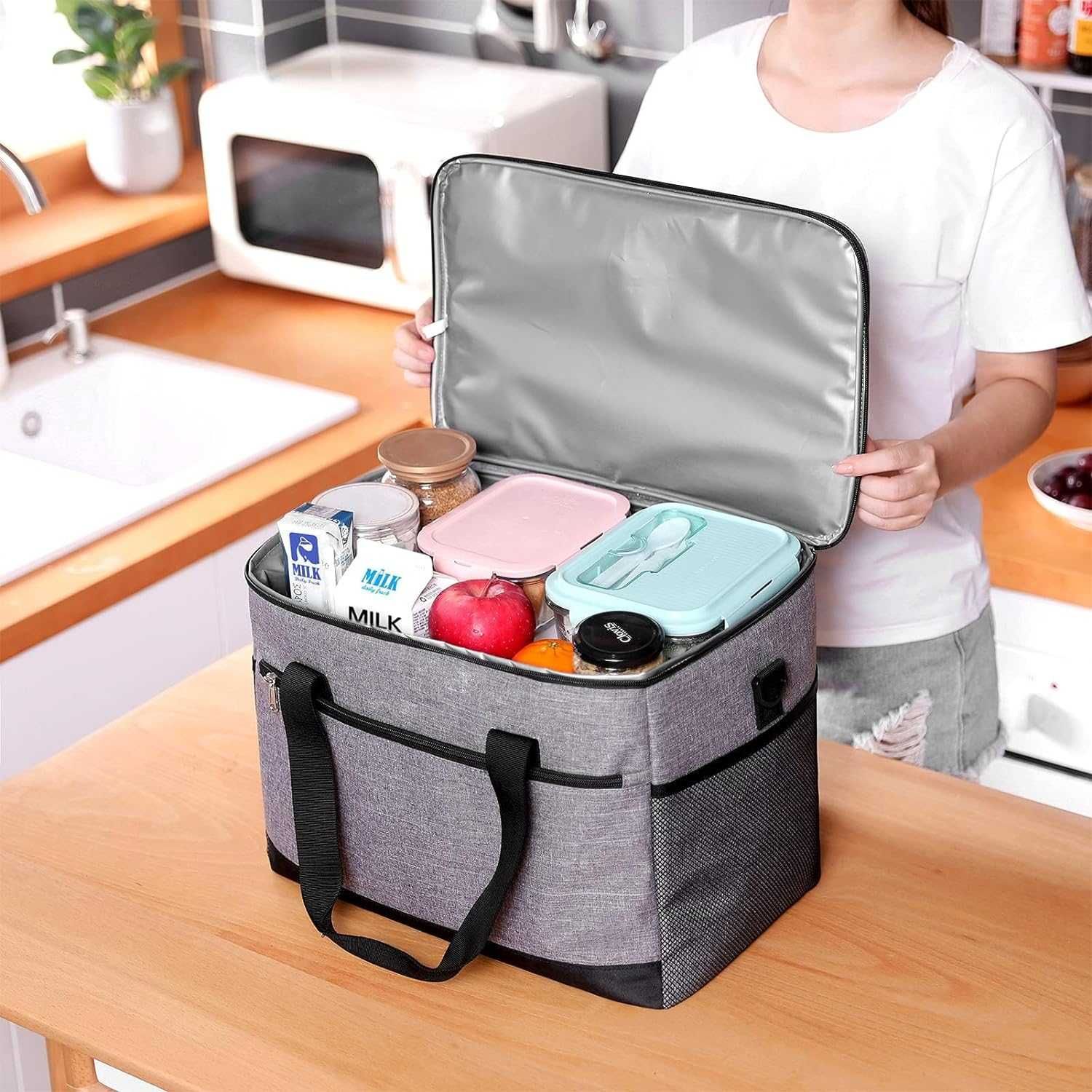 TORBA TERMICZNA śniadaniowa LUNCH BOX na jedzenie 20l uchwyt na ramię