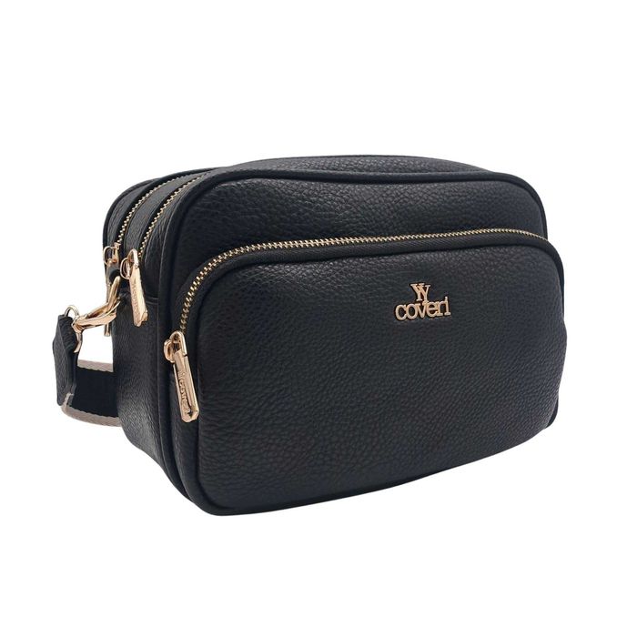 YYcoveri czarna torebka listonoszka
