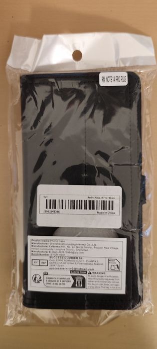Capa Flip nova para tlm Xiaomi Redmi Note 14 Pro 5G Plus
