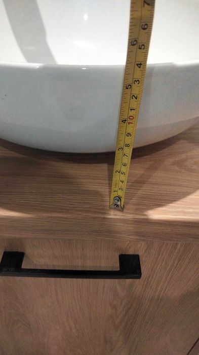 Szafka do łazienki z dużą szufladą ze zlewem i kranem (cały komplet )