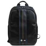 Plecak Bmw Carbon & Blue Stripe na laptopa 16" - czarny