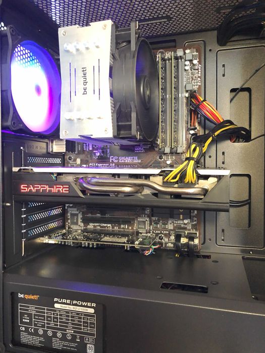 Игровой ПК Intel i7/16Gb/RX580/SSD240+500 компьютер системный блок