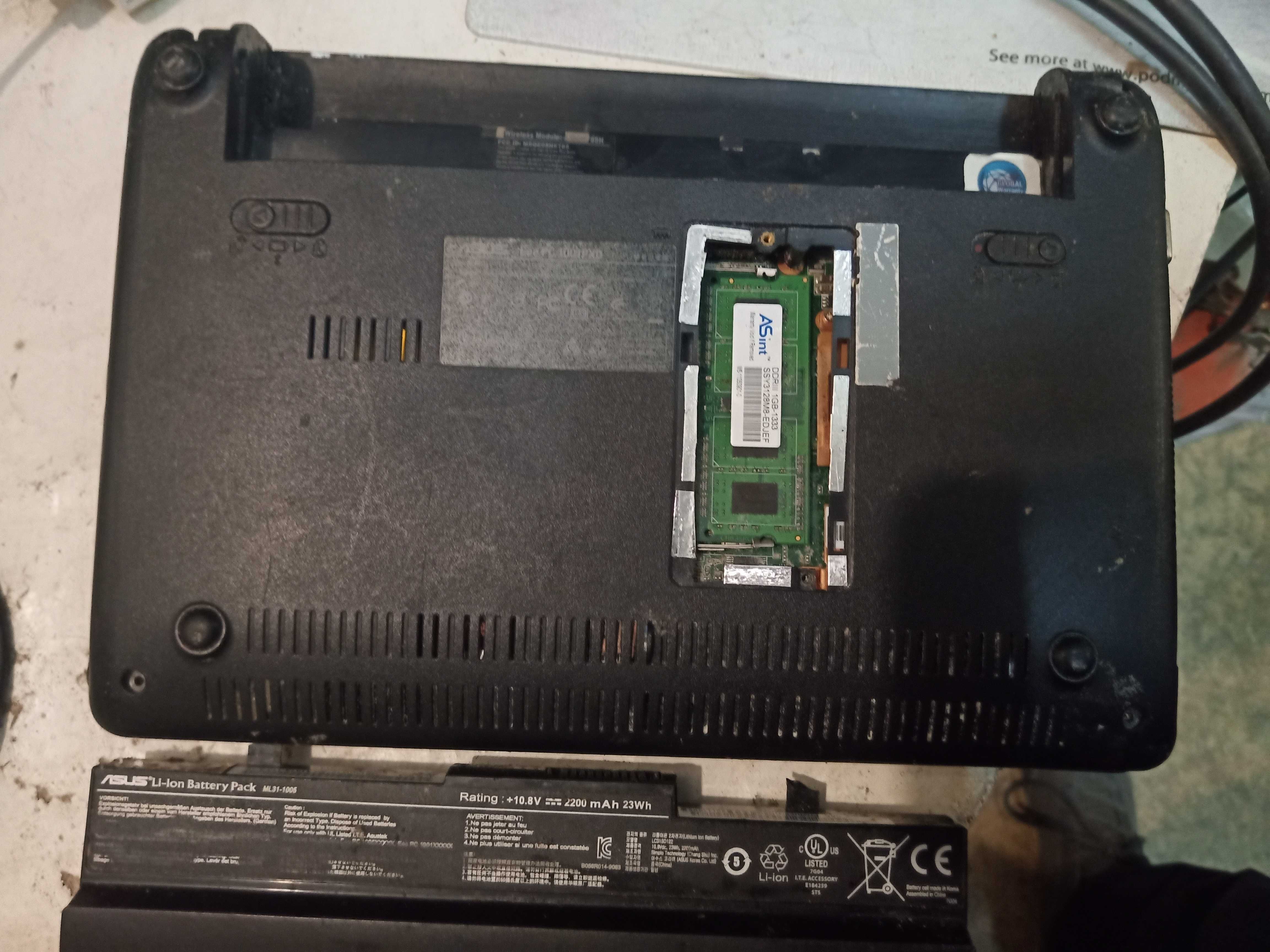 Нетбук Asus неисправный