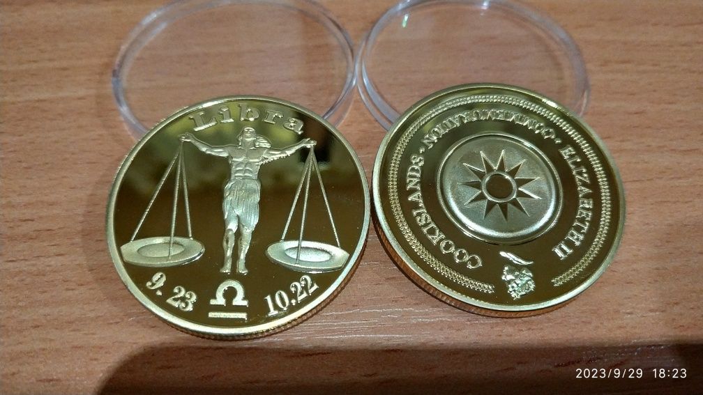 Монета знак Зодиака "Весы"