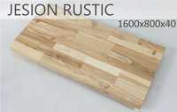 Blat do biurka drewno jesion rustic 1600x800x40mm