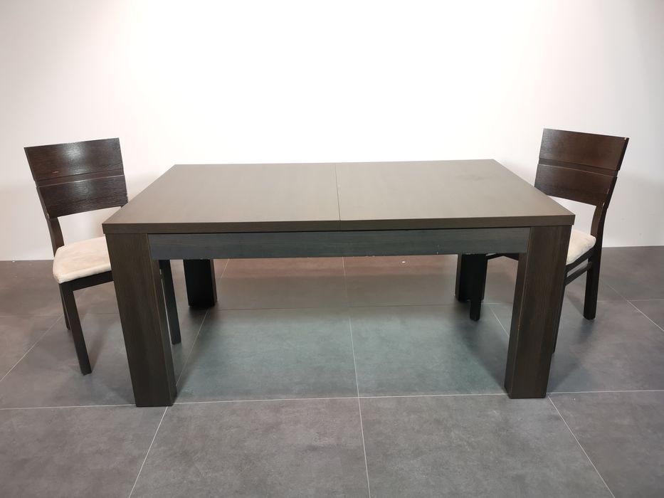 Stół 160x90 do 210cm plus 4 krzesła