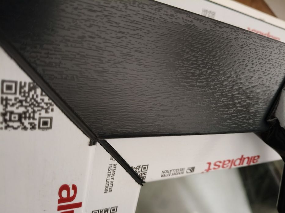 Okno pcv aluplast 7000 antracyt 3 szyby nowe