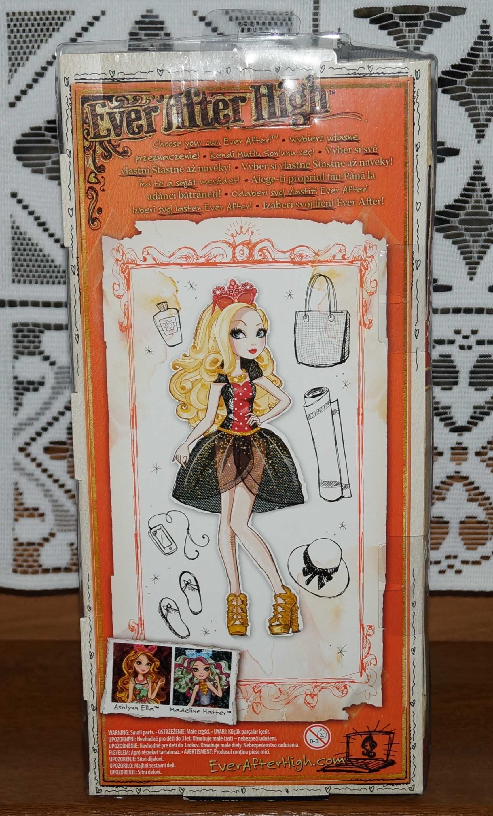 Ever After High APPLE WHITE Mirror Beach Lustrzana Plaża lalka EAH