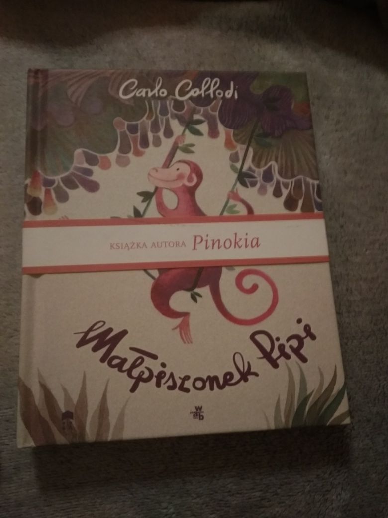 Małpiszonek Pipi Carlo Collodi Ksiązka dla dzieci