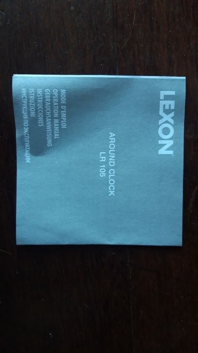 Relógio  Lexon Around Clock designer Anthony Dickens