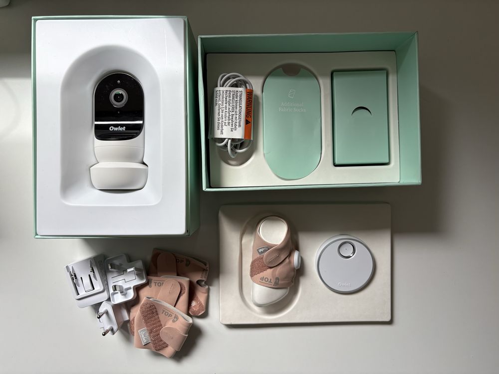 Owlet Duo – Dream Sock + Kamera | NOWY | Różowy