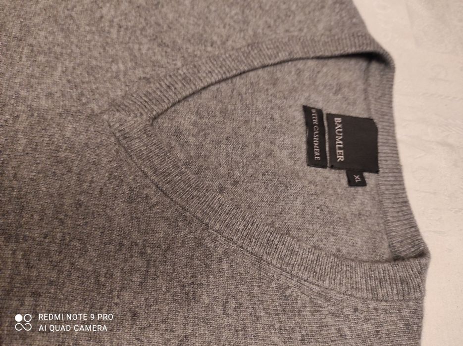 Новый пуловер р. XL-2XL (54-56), шерсть, кашемир, свитер, джемпер