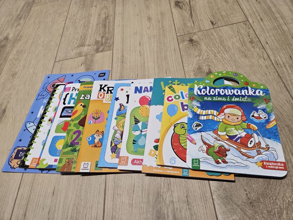 Kolorowanki, książeczki edukacyjne, motoryka mala