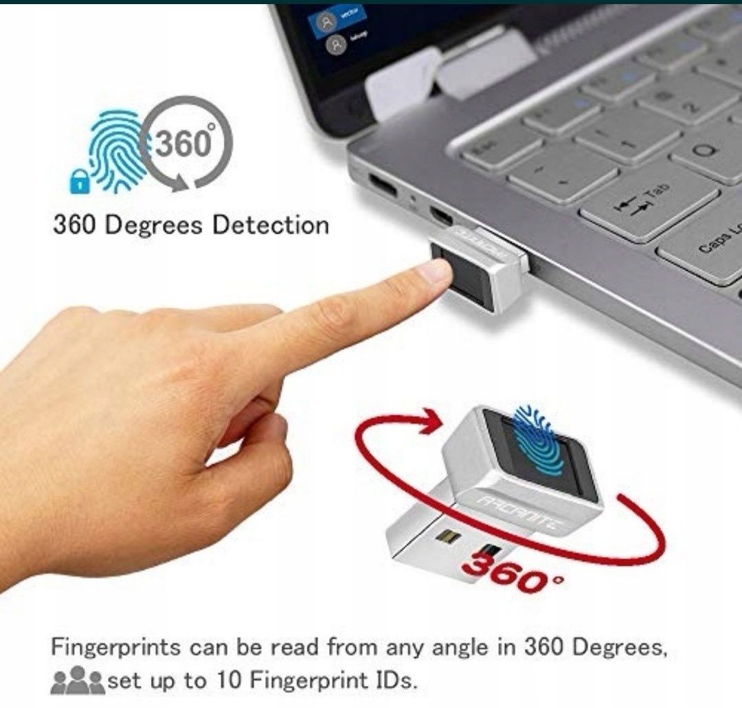 Czytnik kontroli dostępu ARCANITE AKFSD-07 USB Fingerprint Reader Wind