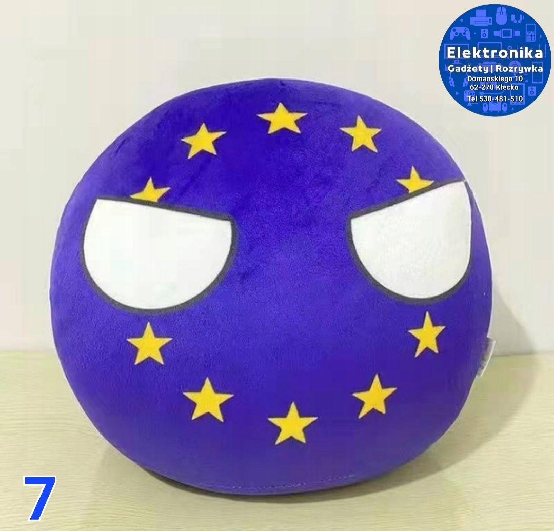 Countryball Unia Europejska BRELOK