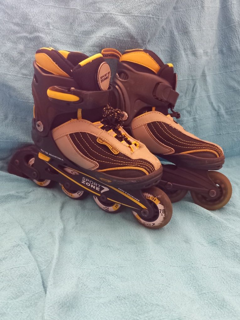 Patins em linha 33/35, com protecções