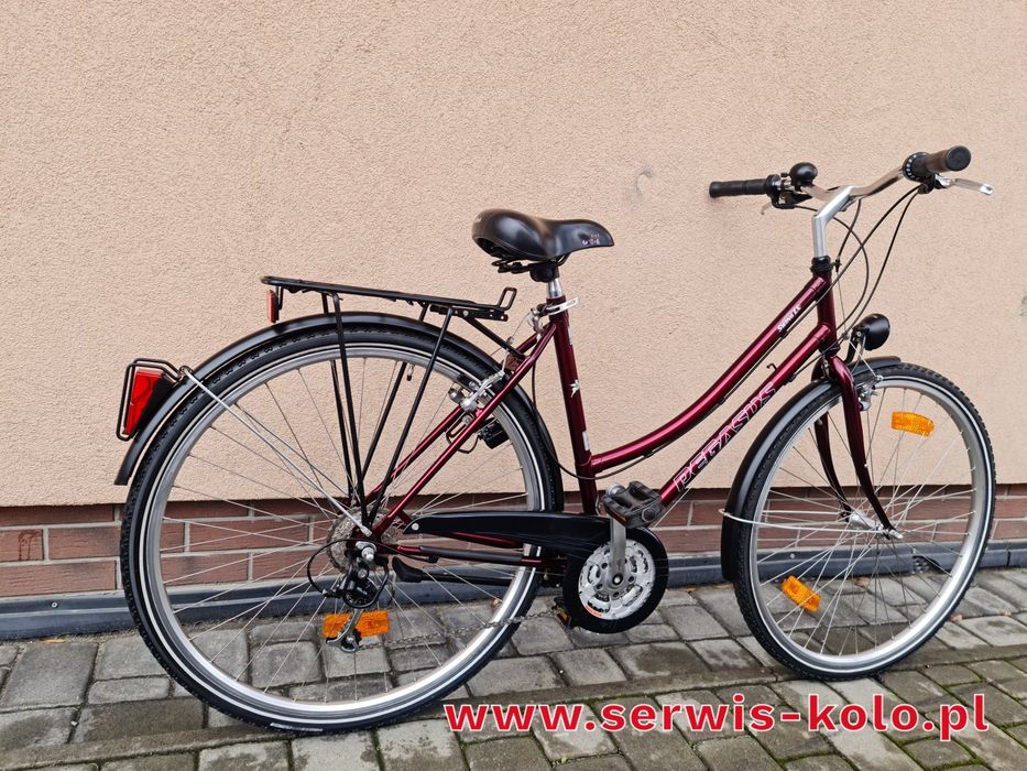 Rower damski damka PEGASUS koła 28 shimano DEORE ALUMINIUM wysyłka