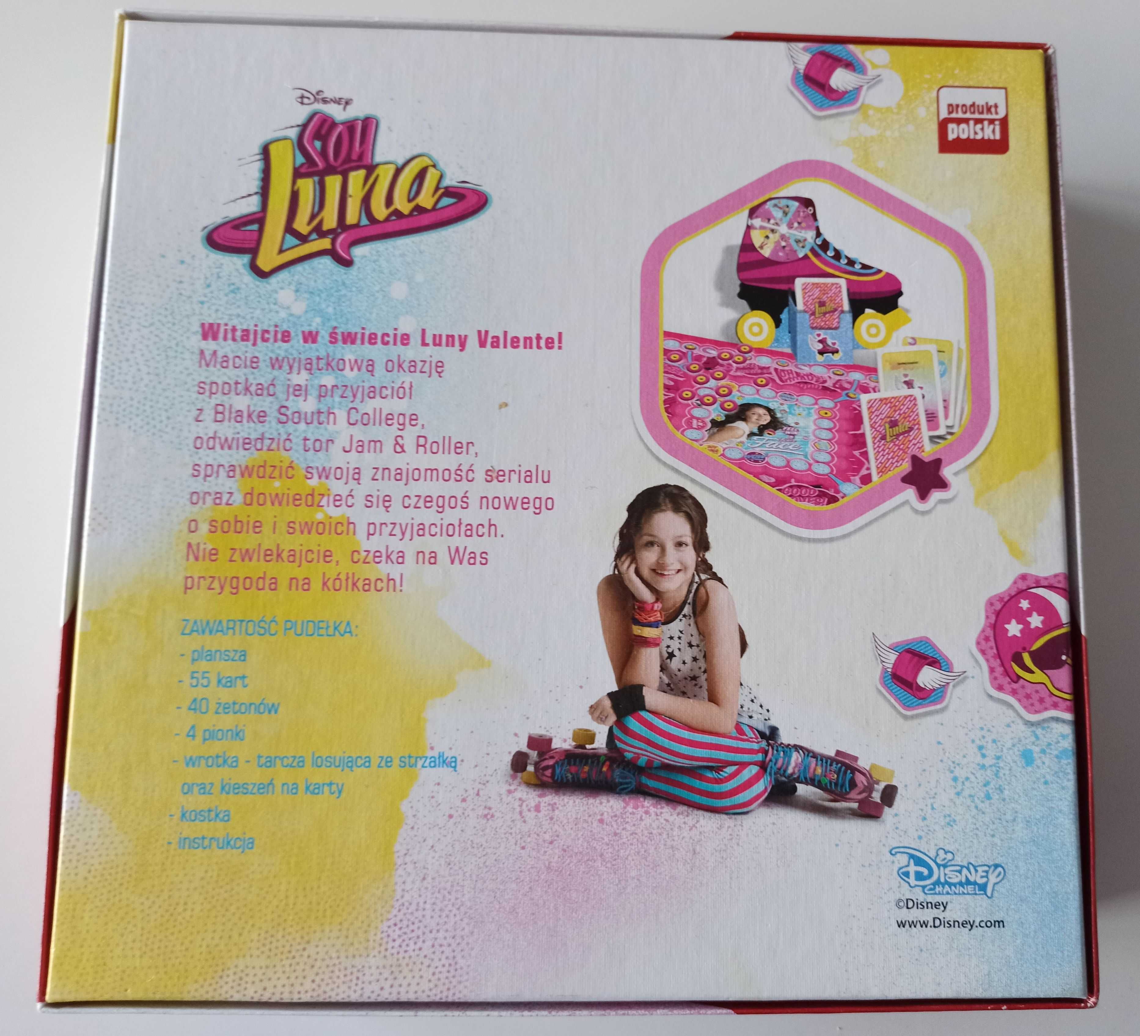 Gra na kółkach - gra planszowa +8 lat serial Soy Luna Valentine