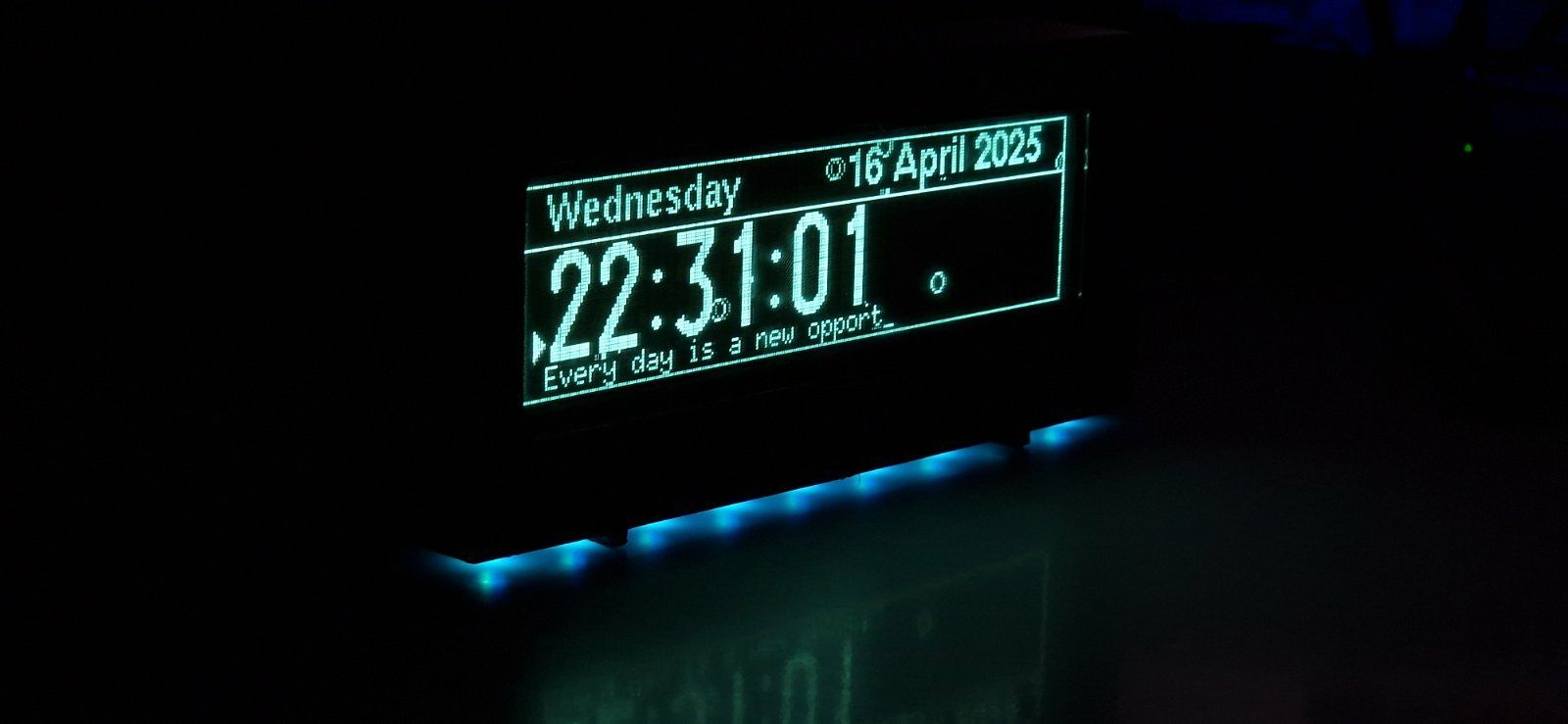 VFD Dyno Clock Wi-Fi на ESP32 (253x63)