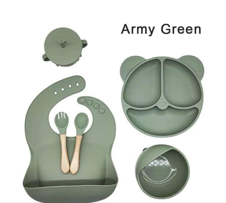 Набір силіконового посуду для прикорму