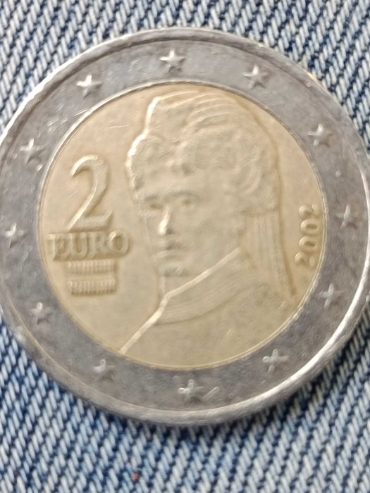 Moeda de 2euros Áustria 2002