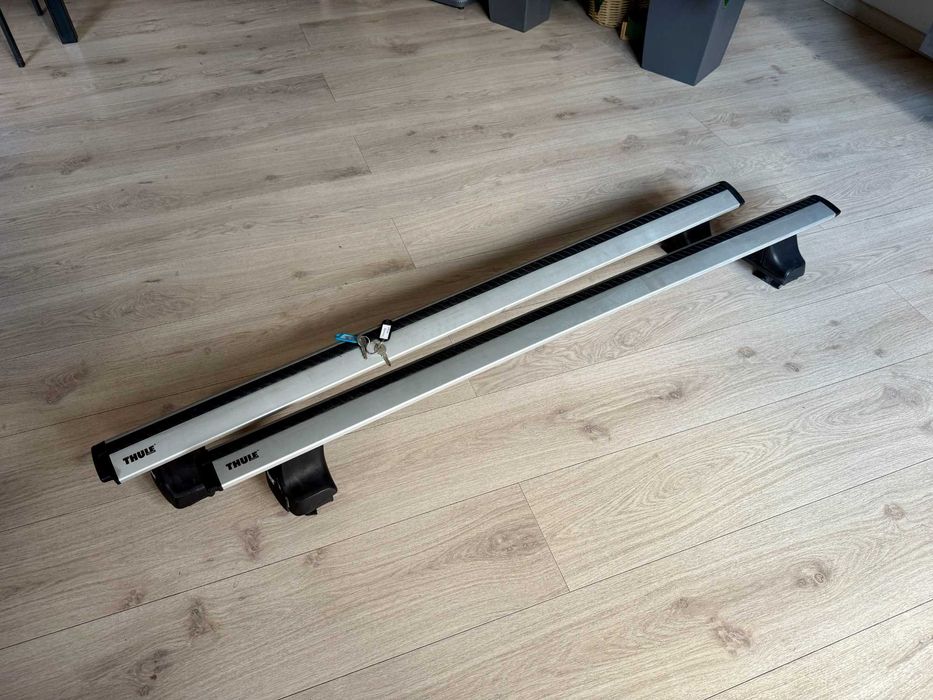 Bagażnik dachowy do Volvo V60 (10-18) Thule WingBar srebrny / używany