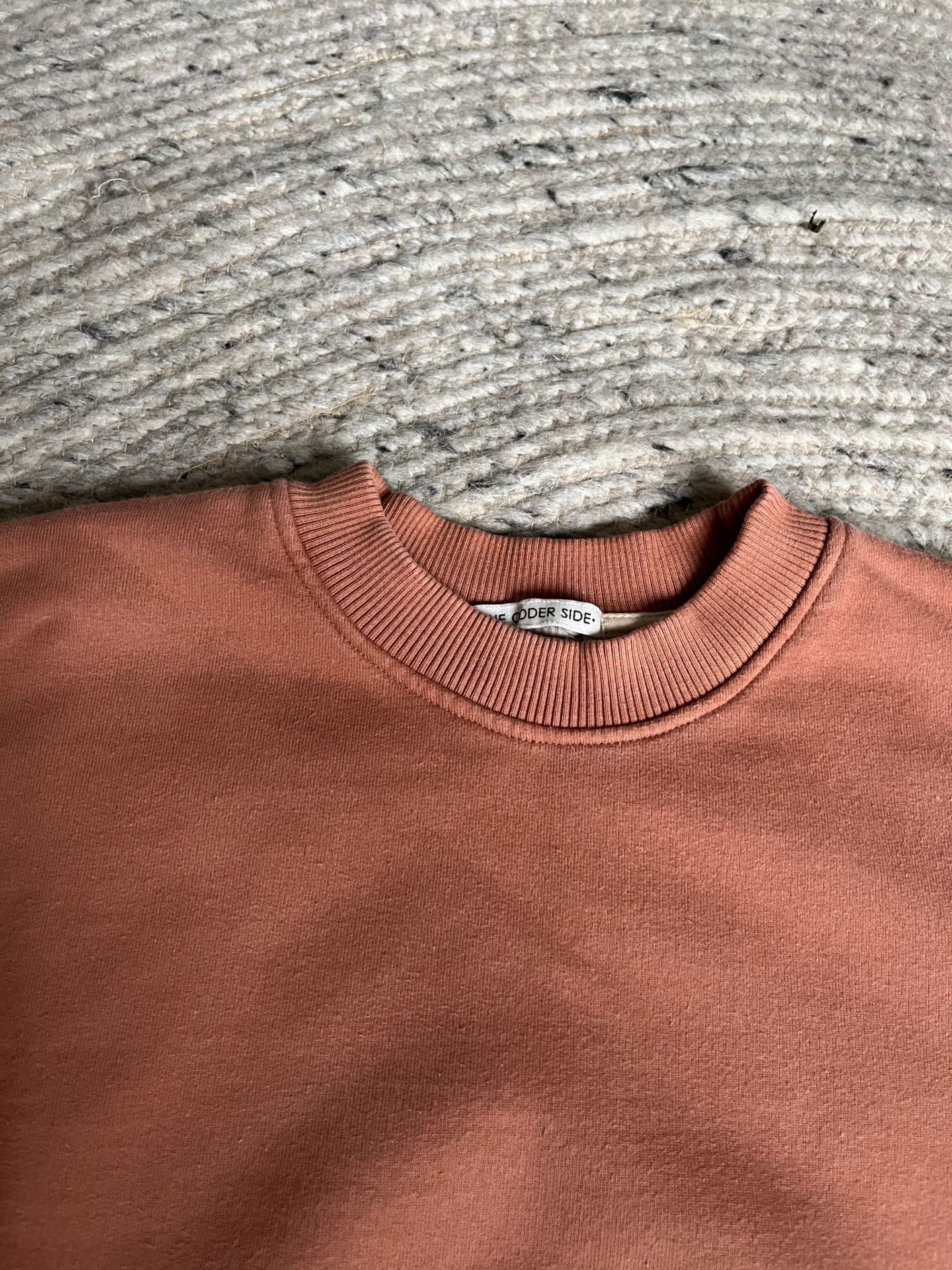 THE ODDER SIDE bluza oversize morelowa XS S