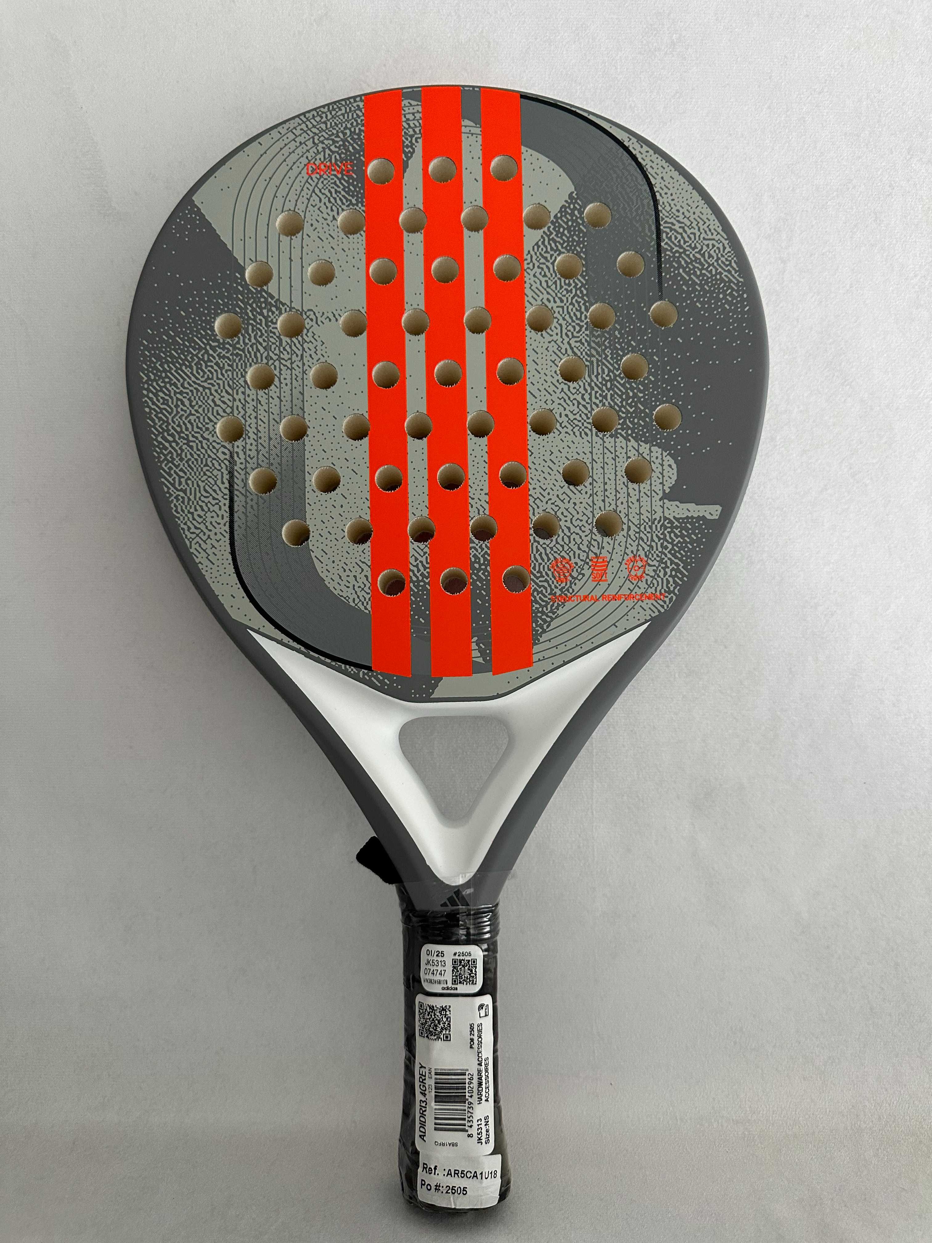 Ракетка для Падель (Padel) тенісу – Adidas Drive Grey 3.4