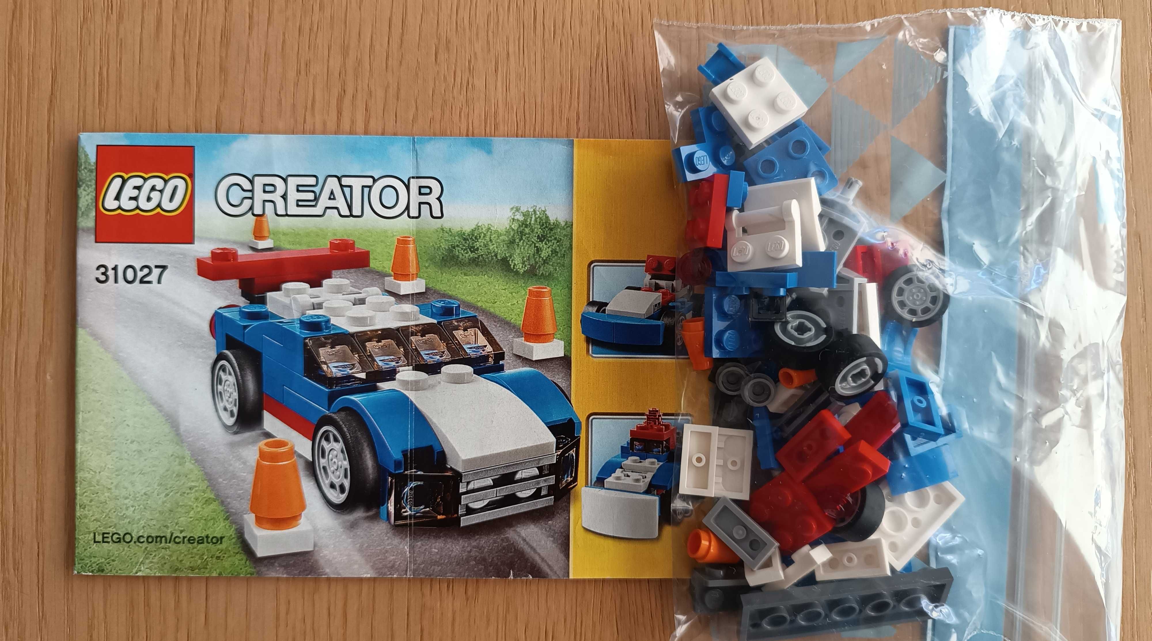 LEGO Creator 31027 Niebieska Wyścigówka Stan Idealny