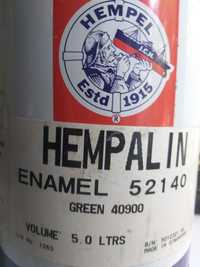 Краска зеленая Hempalin 5L