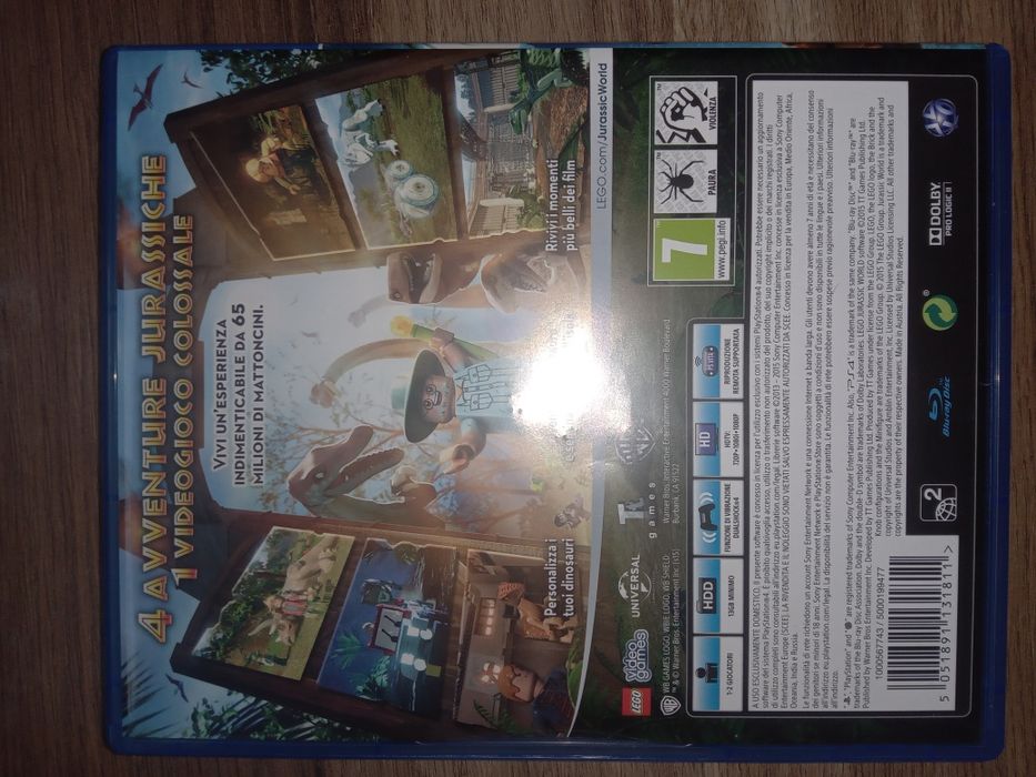 Lego Jurassic World PL PS4