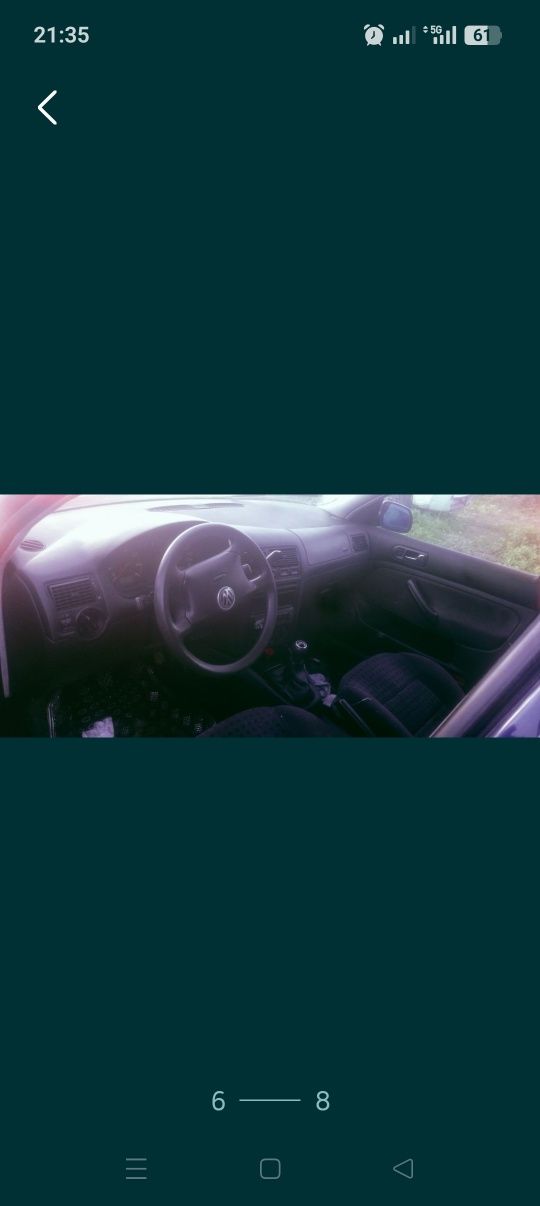 Vw golf 4 carinha so peças 1.4 gasolina