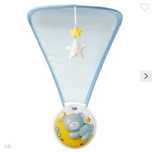 Chicco, Next2Moon, baldachim z projektorem 3w1, niebieski