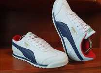 Мужские Кожанные Кроссовки Puma Roma