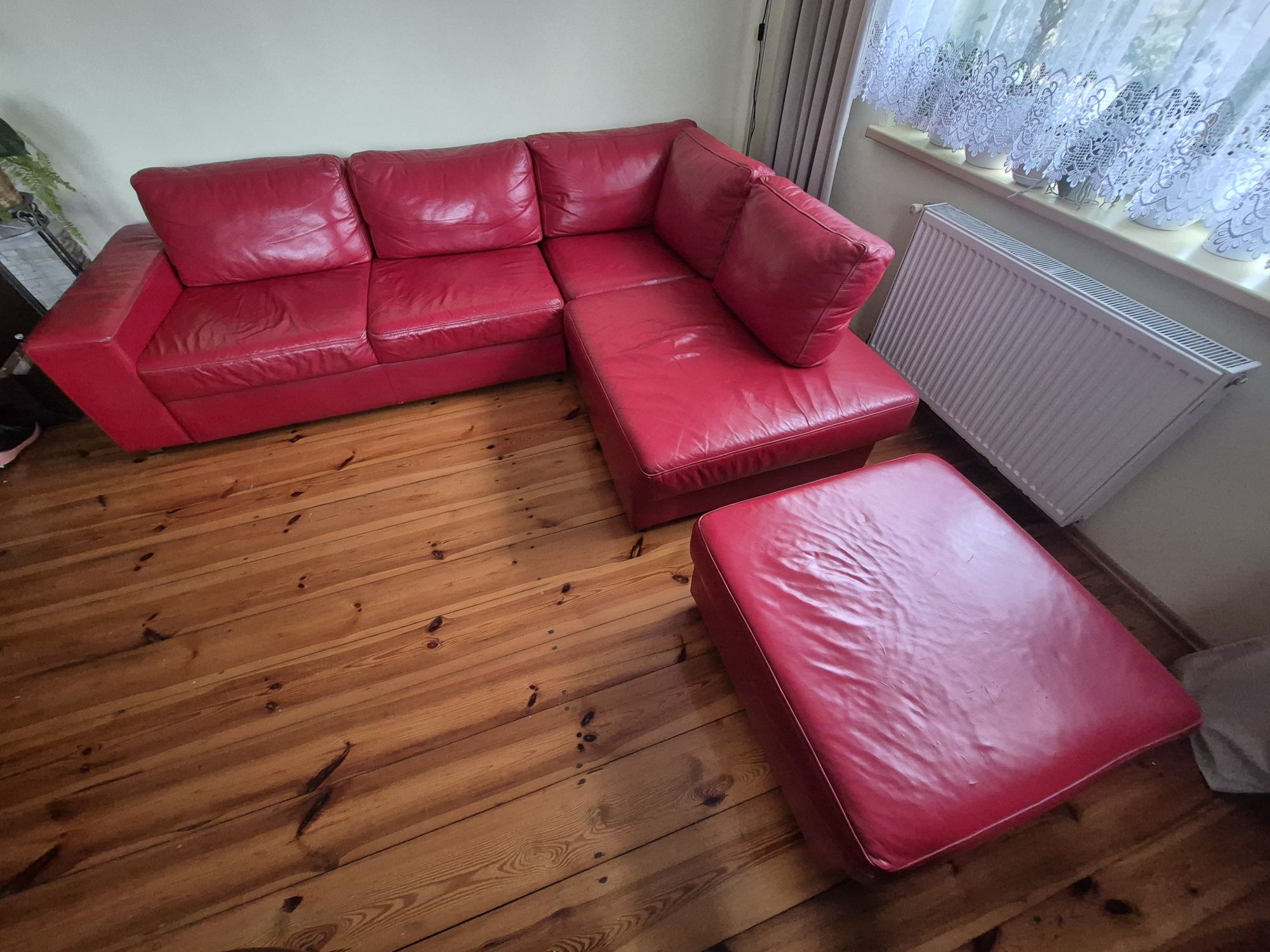 Skórzany komplet wypoczynkowy