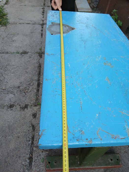 Стіл слюсарний з регулюванням по висоті 1000х500мм