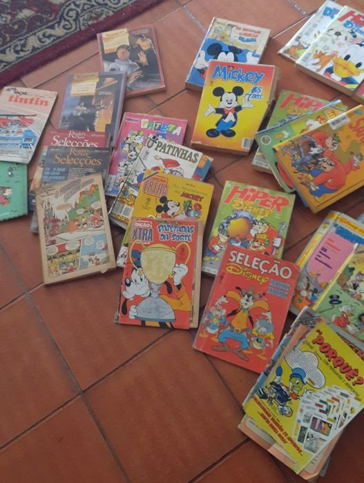 Livros antigos da Banda Desenhada