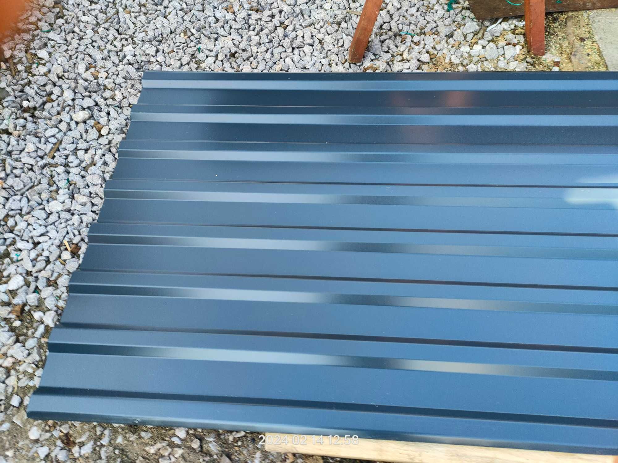 trapez t-18 II gatunek blacha trapezowa kol.7016