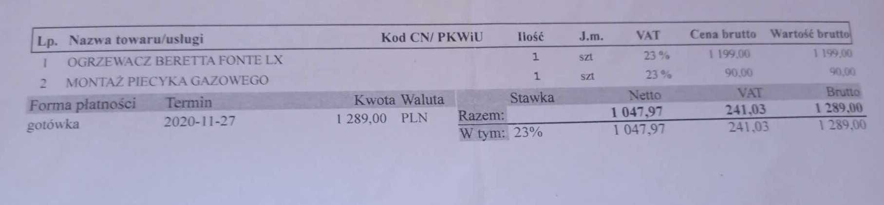 Piecyk Gazowy Beretta Fonte LX z wezykami i rura do komina