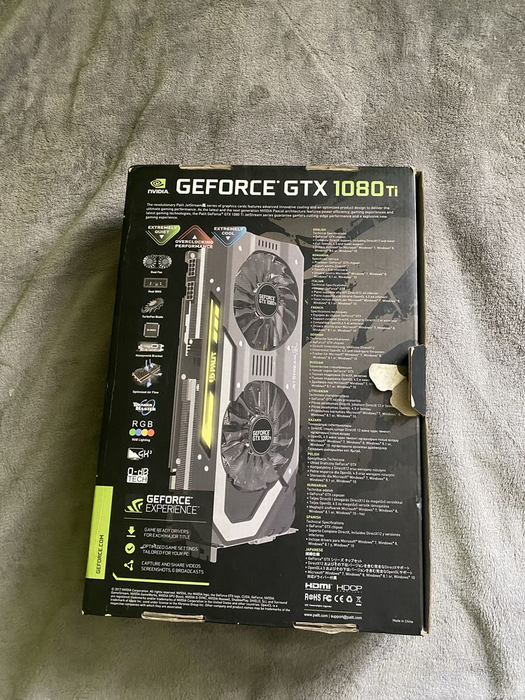 Palit gtx 1080ti super jetstream