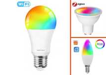 Розумна лампа WI-FI Bluetooth MOES E27 GU10 E14