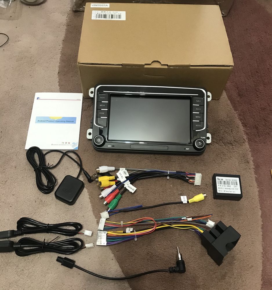 Магнітола Volkswagen Skoda Android 12 2Gb/32Gb Carplay VW SEAT Gps