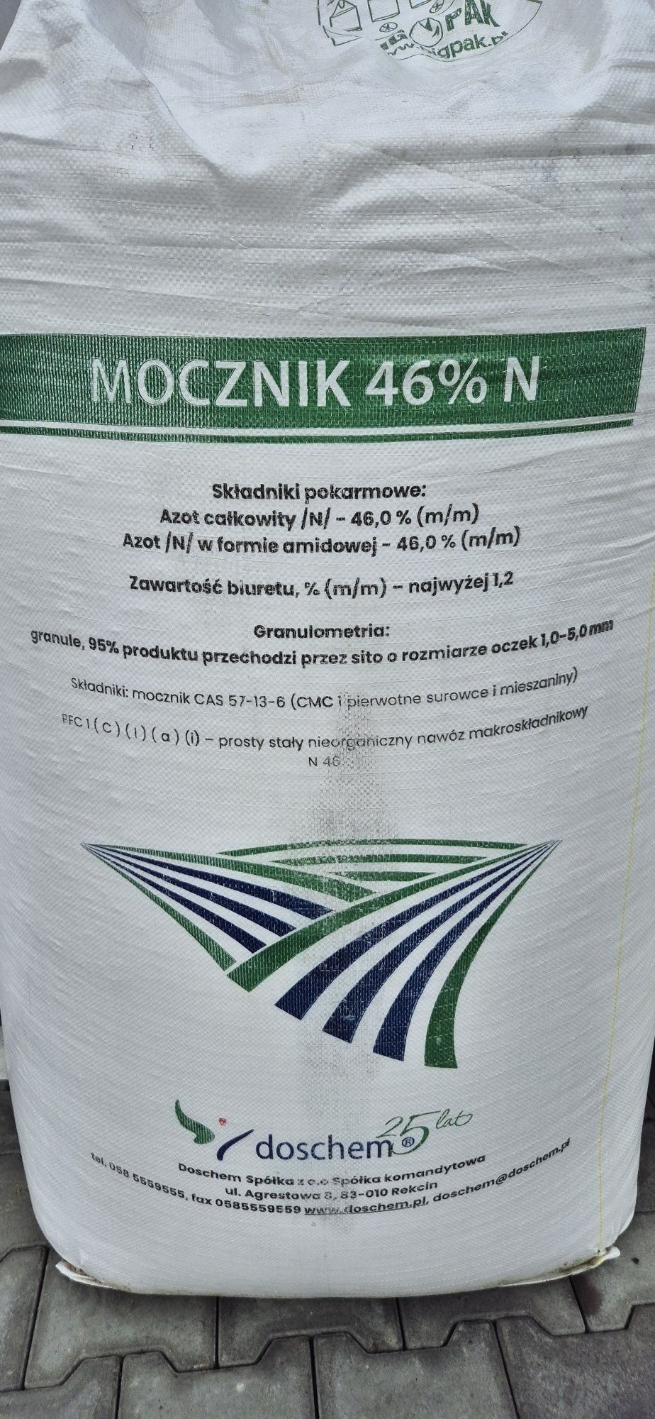 Mocznik 46N big bag 500kg dostawa HDS